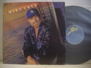 ● 輸入USA盤 LP MIKE LOVE / LOOKING BACK WITH LOVE マイク・ラブ ソロデビューアルバム 1981年 EPIC EPC 85571 ◇r60126