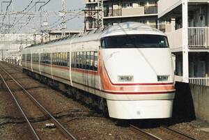 鉄道写真　東武鉄道　100系　スペーシア　Lサイズ　ネガ・データ化