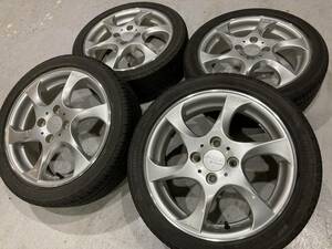 希少 ATG ロリンザー 15インチ 165/50R15 4H100 5J +45 ワゴンR エブリィ バモス ライフ N-BOX ミラ アルト 