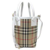 バーバリー バッグ ショルダーバッグ BURBERRY チェック ミニ ロンドン トート 斜め掛け 8072348 ブティック レディース _画像1