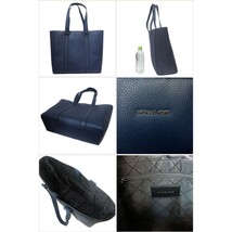 マイケルコース トートバッグ Michael Kors クーパー PVC EW ショッパー トート A4対応 37F1LCOT3L NAVY アウトレット メンズ _画像2