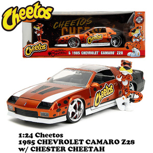 1:24 CHEETOS 1985 CHEVY CAMARO Z28 w/ CHESTER CHEETAH【チートス】ミニカー