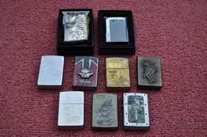 ■Zippo/ジッポ/ジッポライター■9個まとめて■SPAWN/Marlboro 他■現状渡し/USED品■