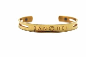 BANDEL　バンデル　バングル　ブレスレット　チタン　L/LLサイズ　ゴールド　健康