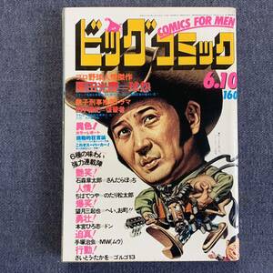 ビッグコミック 1977/6/10 昭和52年 読切-球怨/園田光慶 田中雅紀 MWムウ手塚治虫 へい、お町/望月三起也 石森章太郎 本宮ひろ志ちばてつや