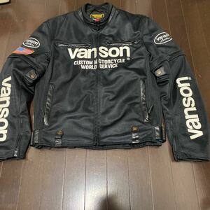 VANSON バンソン メッシュジャケット サイズXL VS14101S ライダース バイカー モーターサイクル　古着　ビンテージ　など好きな方に