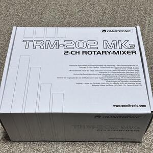 未使用！Omnitronic TRM-202 MK3 2CHロータリーミキサー