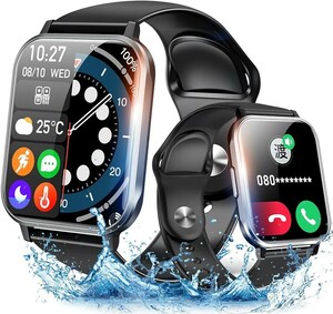  смарт-часы Bluetooth5.3 [ телефонный разговор c функцией & 1.9 дюймовый большой экран ] деятельность количество итого супер тонкий iPhone/ Android соответствует телефонный разговор функция возможен 