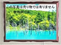 (カ6-30④)　【即決】　日本風景　☆大判 660ｘ500㎜♪ フイルム絵 令和６年　2024年　壁掛け　2ケ月めくり 企業名カット済☆_画像2