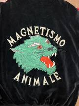 国内正規　GUCCI グッチ タイガー 刺繍 ジップパーカー ベロア ブラック　スウェット　MAGNETISMO ANIMALE_画像3