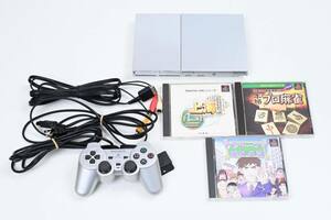 23)8 PS2 SCPH-90000 麻雀ソフト まとめて SONY PlayStation2 ゲーム機