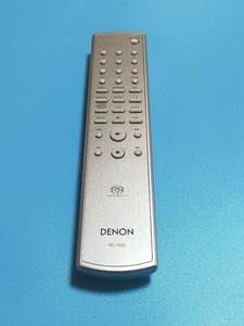 06島32　 除菌・清掃済　 デノン DENON RC-1020 DCD-1500AE CDプレーヤー用リモコン 　赤外線発光確認済