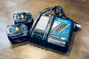 ★ makita マキタ 充電器・バッテリセット 充電器 DC18RC T バッテリ BL1430B ×2 電動工具用