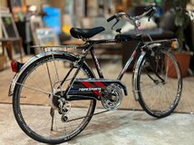 ★動作OK! HOPE SPORTS ホープスポーツ 6SPEED ビンテージ 自転車 22インチ 6速 昭和 レトロ クラシック 実働 ガレージ保管品 札幌発_画像3