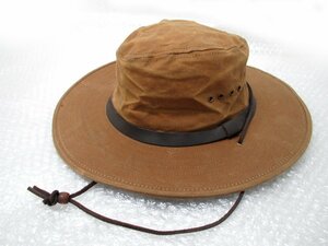 ■◆ FILSON Tin Cloth Bush Hat フィルソン オイルフィニッシュ ティンクロス ブッシュ ハット タン　Ｌサイズ