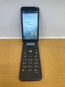 I038【中古】京セラ 携帯電話 GRATINA au KYF39 ブラック 　(カメラあり)　本体のみ