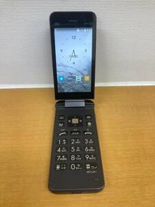 I041【中古】京セラ 携帯電話 GRATINA au KYF39 ブラック 　(カメラあり)　本体のみ