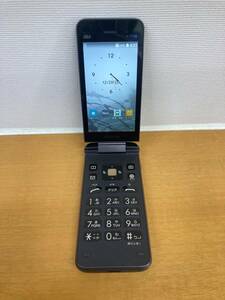 I053【中古】京セラ 携帯電話 GRATINA au KYF39 ブラック 　(カメラあり)　本体のみ