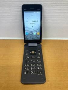 I062【中古】京セラ 携帯電話 GRATINA au KYF39 ブラック 　(カメラあり)　本体のみ