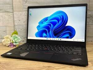 【動作OK♪】Lenovo ThinkPad X1 Carbon Gen7[8世代 Core i7(8665U) 1.9GHz/RAM:16GB/SSD:256B/14インチ]Windowsd 11タッチパネル 動作品