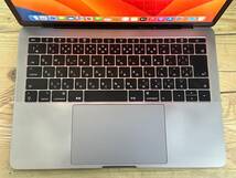 【良品】MacBook Pro 2017 A1708[Core i7 7660U 2.5GHz/RAM:16GB/SSD:256GB/13.3インチ]Ventura スペースグレー 動作品_画像2