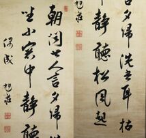 《真作》★広瀬 旭荘【朝閣無人言】ニ行書 掛軸＊江戸時代の儒学者.漢詩人＊桂林園＊兄 広瀬 淡窓＊大阪にも開塾＊大分.物故＊［桃］_画像5