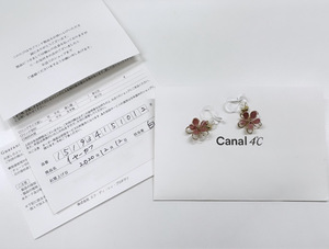 100円～◎Canal4℃ カナルヨンドシー イヤーカフ フラワーモチーフ 151934151012