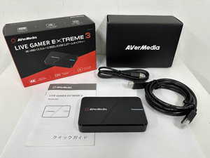 100円～◆AVerMedia LIVE GAMER EXTREME 3 ゲームキャプチャー ブラック GC551G2