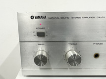 100円～★YAMAHA ヤマハ NATURAL SOUND STEREO AMPLIFIER ステレオアンプ アンプ CA-G1 プリメインアンプ_画像2