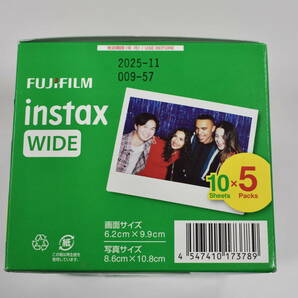 FUJIFILM instax WIDE フィルム 5本パックの画像2