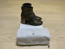 中古ショットブーツ・BRUNELLO CUCINELLI・38_画像1