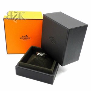  произведена отделка Hermes a Lien n кольцо 750 3.0g 54 примерно 3.4mm кольцо *