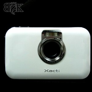 サンヨー ザクティ Xacti デジタルカメラ DSC-E6 ホワイト 通電 動作確認済み 付属品 SANYO ◆