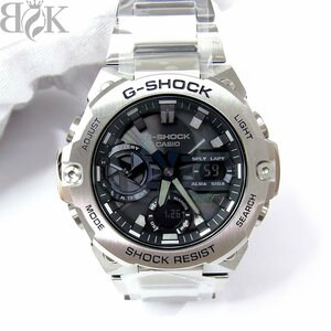 カシオ G-SHOCK G-STEEL GST-B400D-1AJF メンズ ソーラー 腕時計 ワールドタイム Bluetooth カーボンコアガード SS CASIO 稼動品 ∞