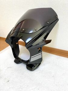 送料無料 希少 極美品 z900rs ビキニカウル 純正カラー エボニー フロントカウル スクリーン カウル 検 アンダーカウル