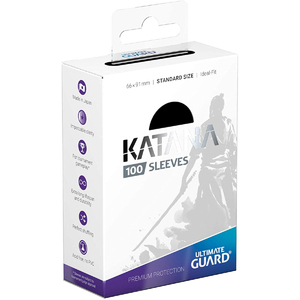 Ultimate Guard (アルティメットガード) Katana スリーブ 標準サイズ 100枚 カードスリーブ ブラック