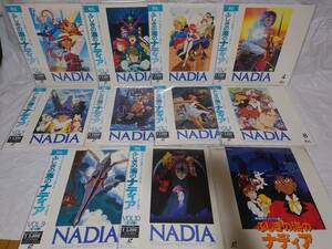 LD 帯付き ふしぎの海のナディア NADIA Vol.1～10 全10巻 ＋ 帯無し 劇場版 ふしぎの海のナディア 計11枚セット 庵野秀明 貞本義行 アニメ