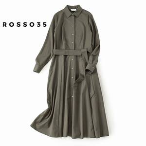 美品★Rosso35ロッソ35☆7.6万★42size/11号★ワンピースY077