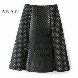 美品★ANAYIアナイ4万★38size/9号★スカートZ060