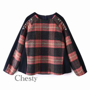 美品★Chestyチェスティ★0size/9号★ブラウスZ096