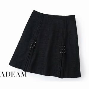 美品★フォクシー・アディアム★0size/7-9号★スカート黒B125