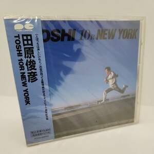 光2) 廃盤 希少 未開封 見本品 CD 田原俊彦 TOSHI 10R NEW YORK デビュー7周年記念盤