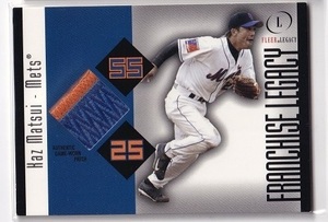 【パッチカード】2004FLEER LEGACY #FL/KM Kaz Matsui 松井稼頭央 92/99