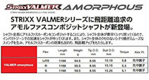 中古★PING★G410&G425&G430 1W用スリーブ付き軽量シャフト★STRIXX VALMER amorrhous LITE R2相当 54.5g_画像5