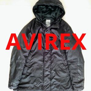 AVIREX★アヴィレックス パディングジャケット 中綿 コート ブラック M 国内正規品 送料無料