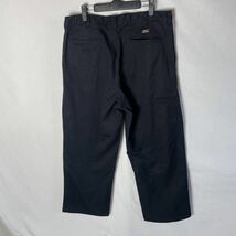 genuine dickies ワークパンツ ダブルニー 古着　36×30 ブラック　WORK WEAR_画像4