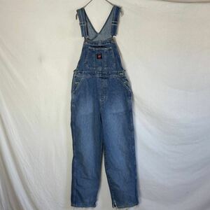 DUNGAREES AE SUPPLY アメリカ製　デニムオーバーオール 古着　レディースSサイズ　WORK WEAR サロペット 