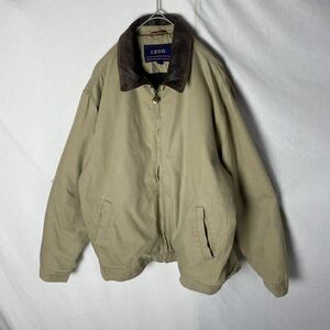 IZOD ワークジャケット　古着　XLサイズ　ライトブラウン　ヴィンテージ 中綿入り　 WORK WEAR