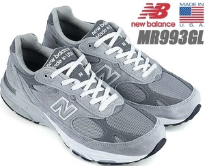 NEW BALANCE MR993GL MADE IN U.S.A. GREY New balance MR993 men's gray GRAY suede NB 993 USA 93GL MADE IN U.S.A. GREY