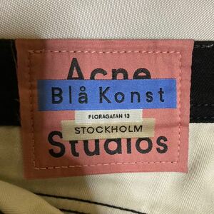 Acne Studious Bla Konst black Denim Acne s Today oz wide Denim black USED